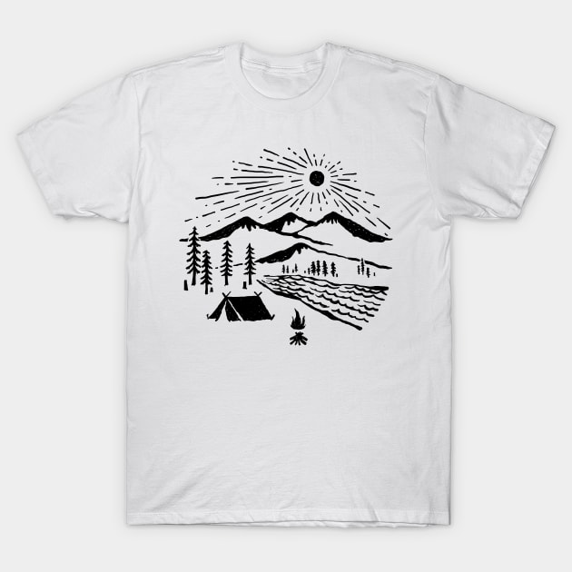 Wilderness (for Light Color) T-Shirt by quilimo